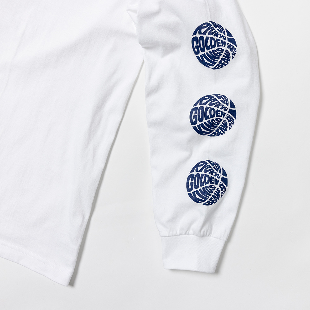 【BEAMS SPORTS&times;KINGS】BEAMS SPORTS ボールプリントロングスリーブTシャツ 詳細画像 ホワイト 6